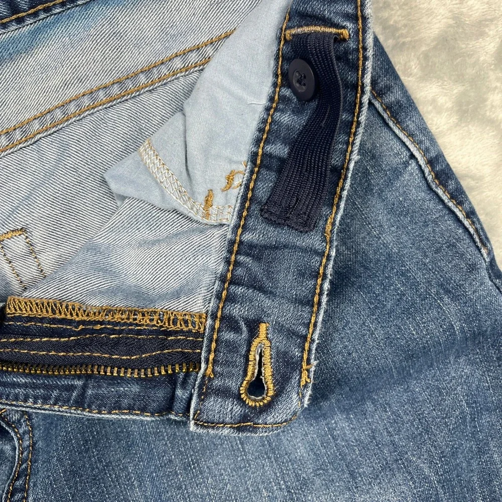 The Children's Place Bootcut Jeans Kids Size 12 Husky Blue Adjustable Waist